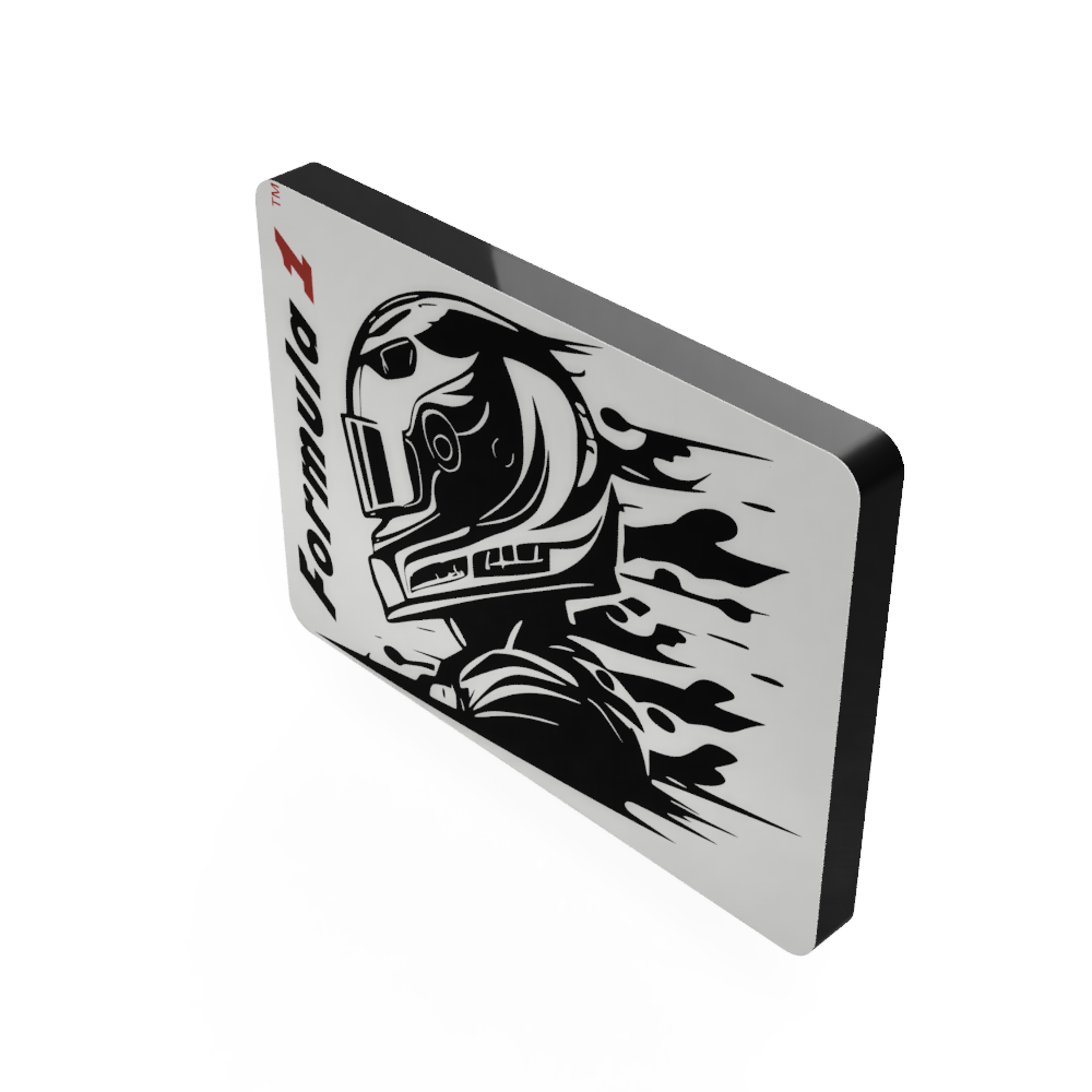 Formel 1 Racer Profil LED-Leuchte - LEDaura personalisierte LED-Leuchte