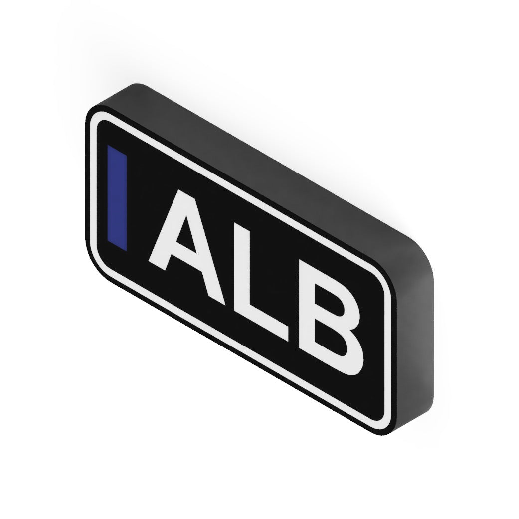 F1 Fahrer-LED ALB - LEDaura personalisierte LED-Leuchte