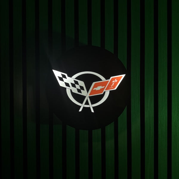Corvette LED-Leuchte - LEDaura personalisierte LED-Leuchte
