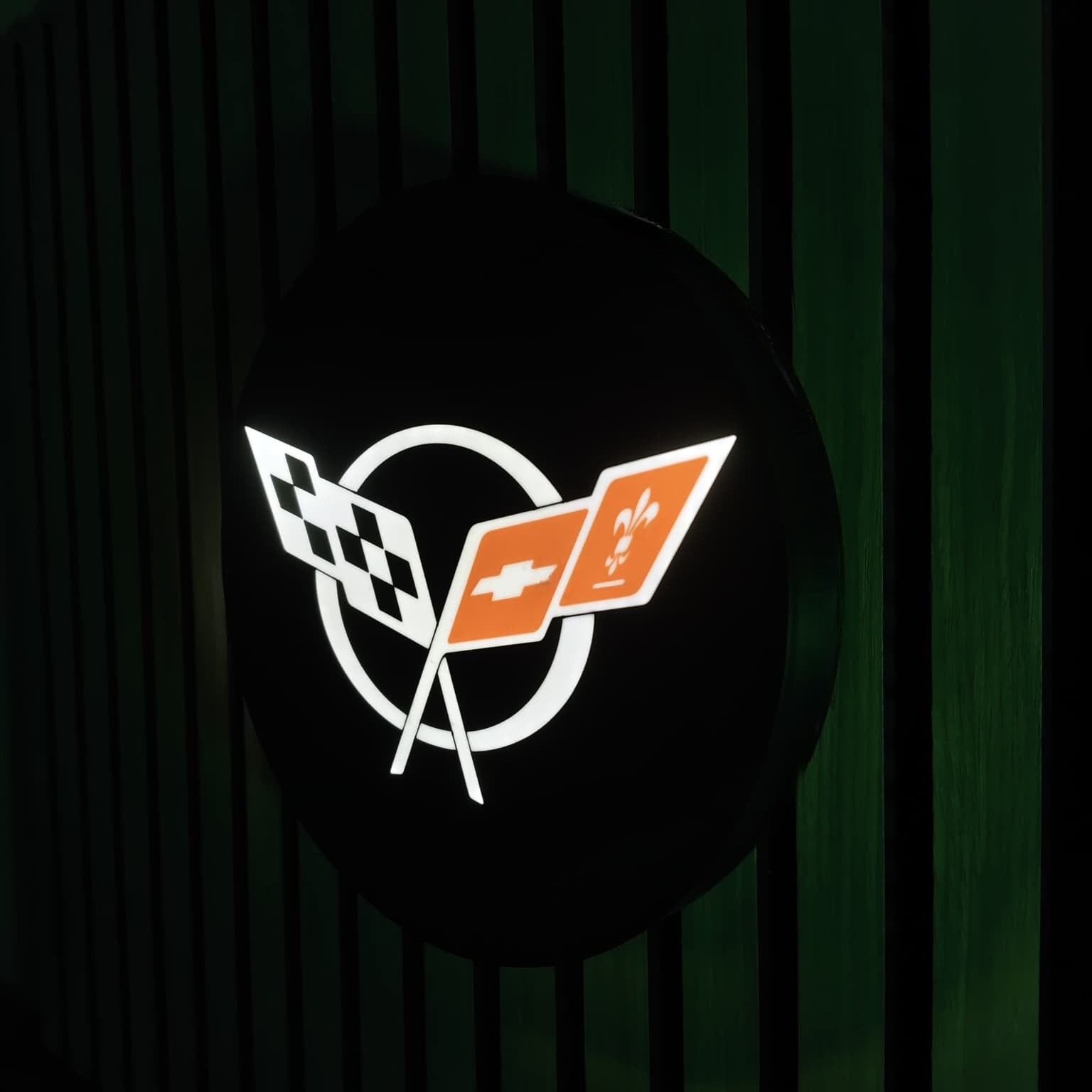 Corvette LED-Leuchte - LEDaura personalisierte LED-Leuchte