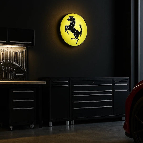 Ferrari LED-Leuchte - LEDaura personalisierte LED-Leuchte