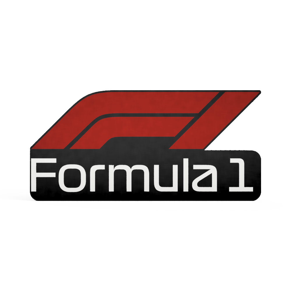 Formel 1 Logo LED-Leuchte - LEDaura personalisierte LED-Leuchte