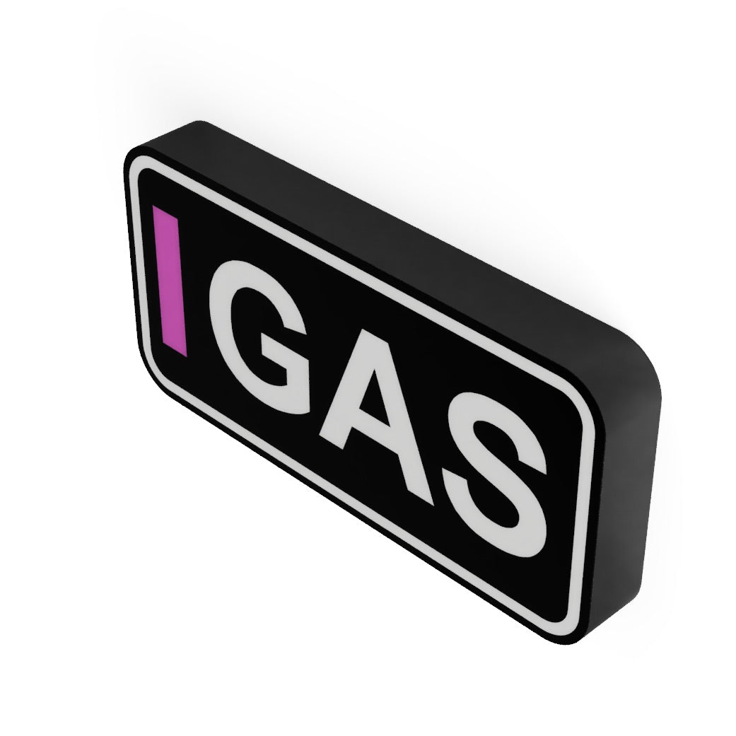 F1 Fahrer-LED GAS - LEDaura personalisierte LED-Leuchte