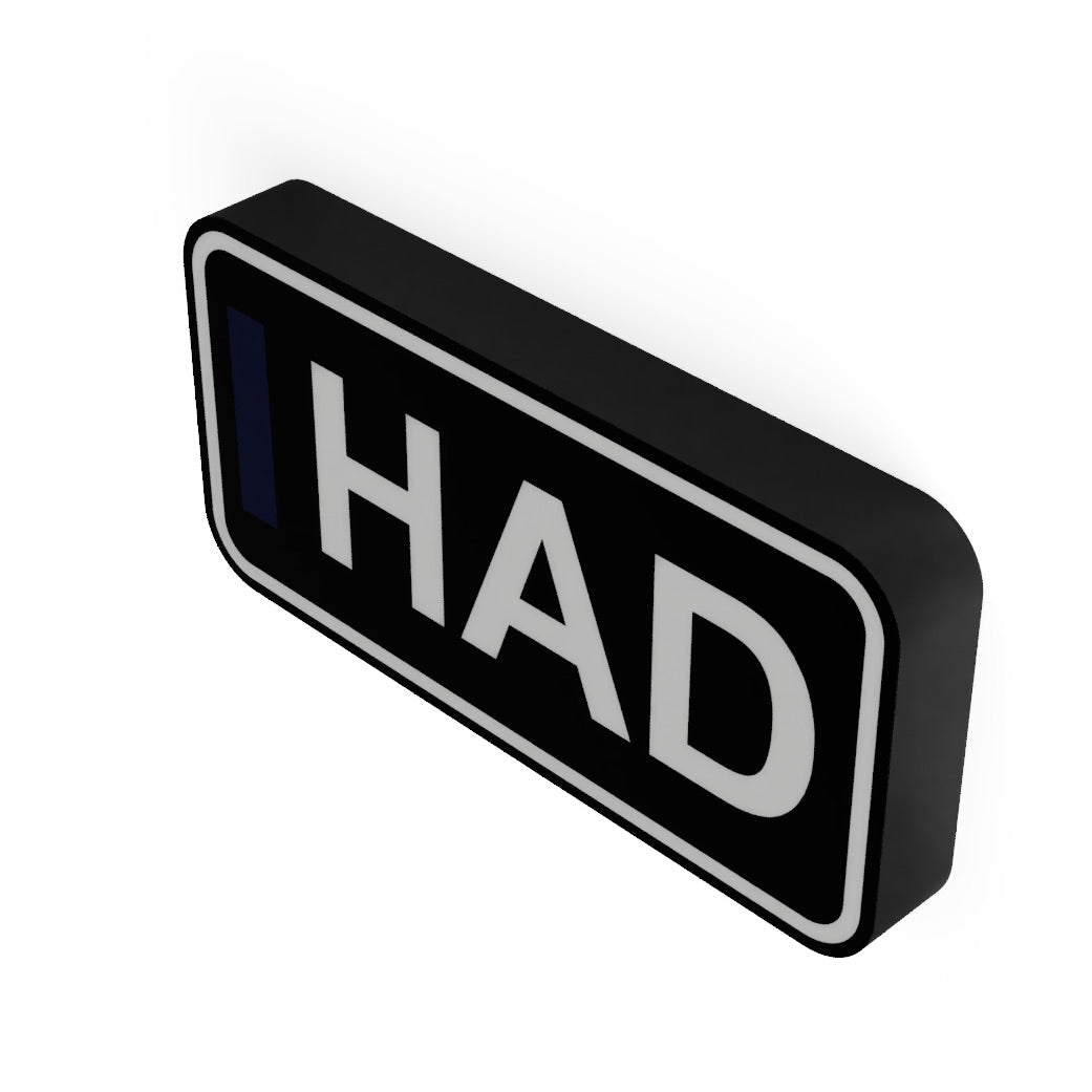 F1 Fahrer-LED HAD - LEDaura personalisierte LED-Leuchte