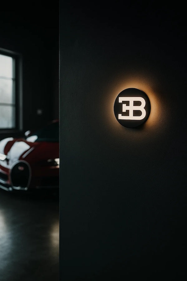Bugatti LED-Leuchte - LEDaura personalisierte LED-Leuchte