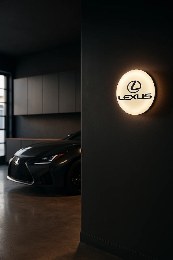 Lexus LED-Leuchte - LEDaura personalisierte LED-Leuchte