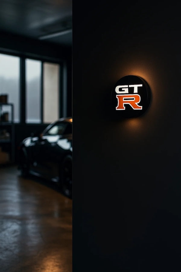Nissan GT-R LED-Leuchte - LEDaura personalisierte LED-Leuchte