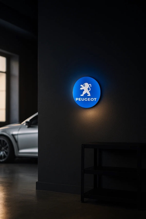 Peugeot LED-Leuchte ALT - LEDaura personalisierte LED-Leuchte