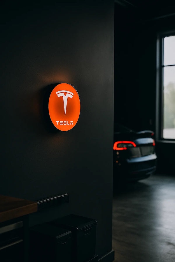 Tesla LED-Leuchte - LEDaura personalisierte LED-Leuchte