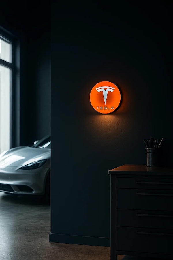Tesla LED-Leuchte - LEDaura personalisierte LED-Leuchte