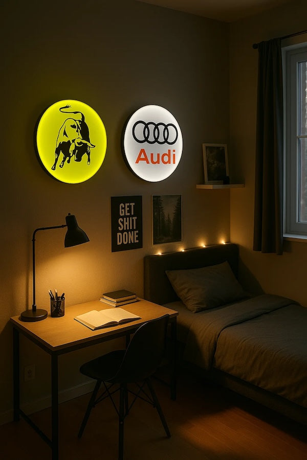 Lamborghini Stier LED-Leuchte I - LEDaura personalisierte LED-Leuchte