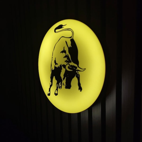 Lamborghini Stier LED-Leuchte I - LEDaura personalisierte LED-Leuchte