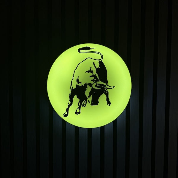 Lamborghini Stier LED-Leuchte I - LEDaura personalisierte LED-Leuchte