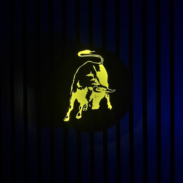 Lamborghini Stier LED-Leuchte II - LEDaura personalisierte LED-Leuchte