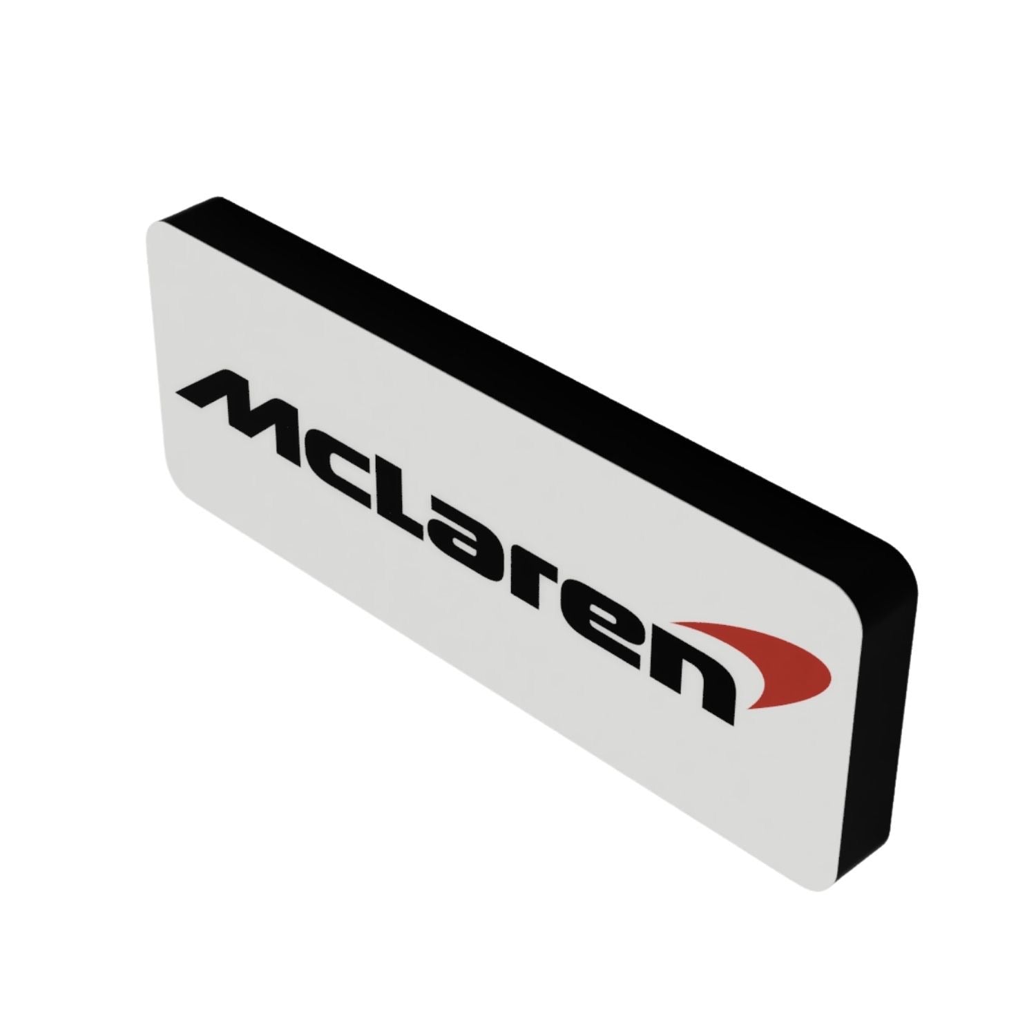 McLaren LED-Leuchte weiss - LEDaura personalisierte LED-Leuchte