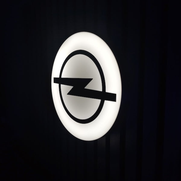 Opel LED-Leuchte NEU - LEDaura personalisierte LED-Leuchte