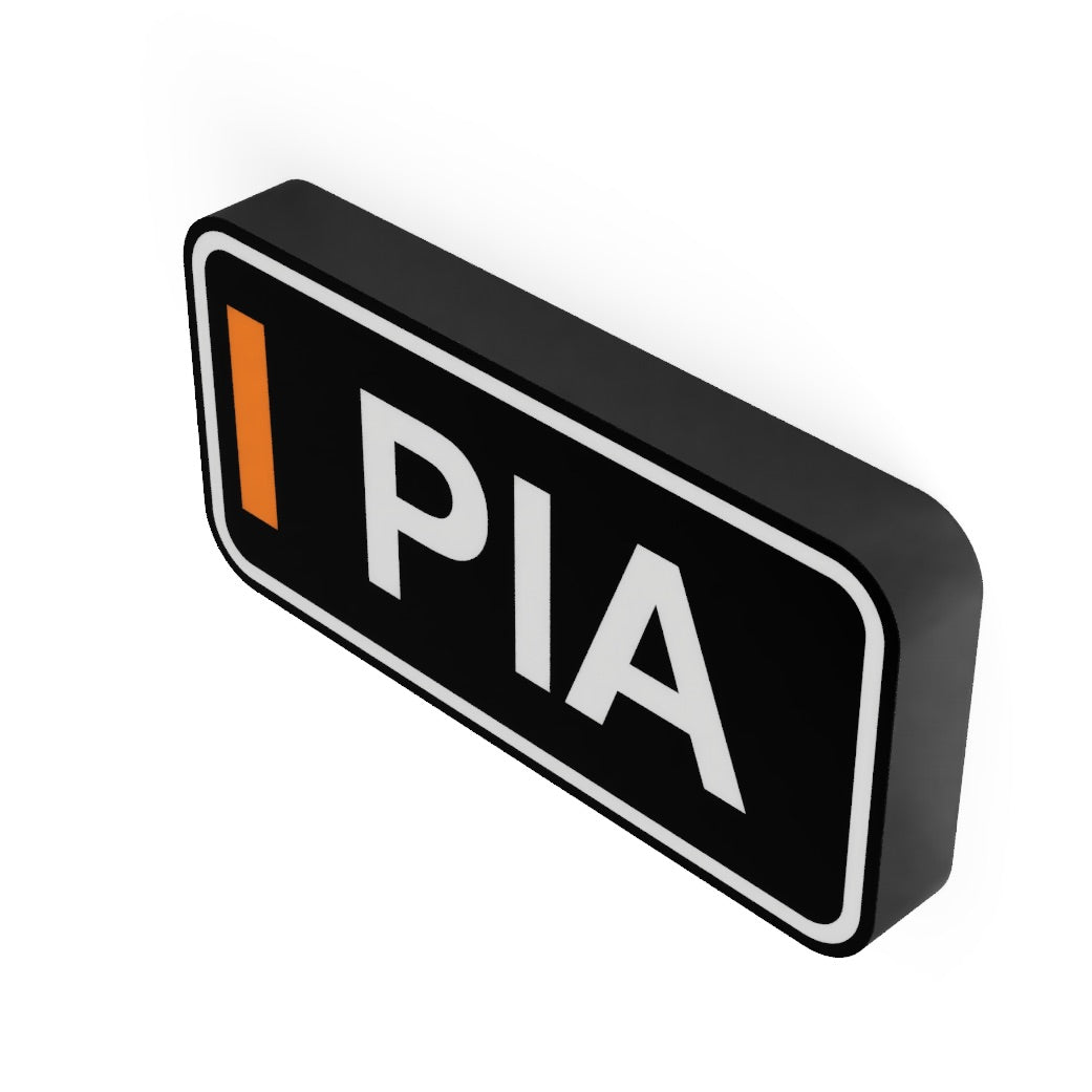 F1 Fahrer-LED PIA - LEDaura personalisierte LED-Leuchte