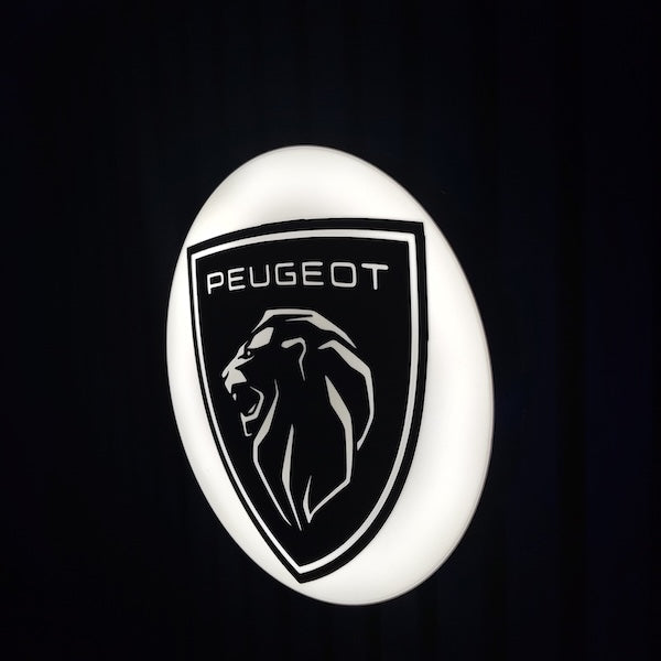 Peugeot LED-Leuchte NEU - LEDaura personalisierte LED-Leuchte