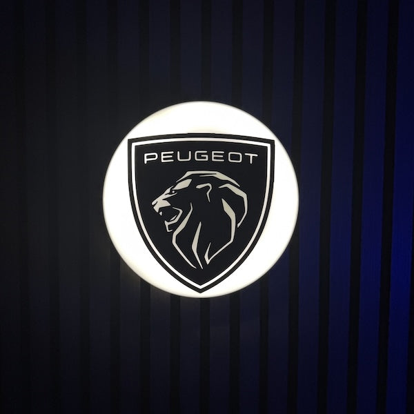 Peugeot LED-Leuchte NEU - LEDaura personalisierte LED-Leuchte
