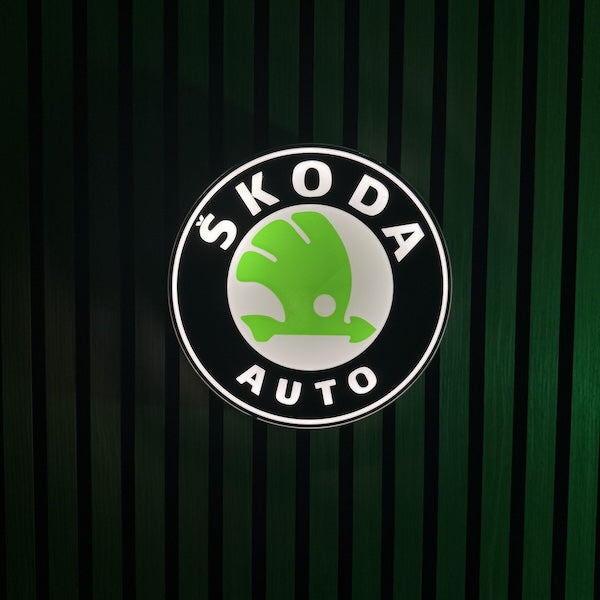 Skoda LED-Leuchte - LEDaura personalisierte LED-Leuchte